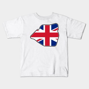 Castle Combe Circuit [flag] Kids T-Shirt